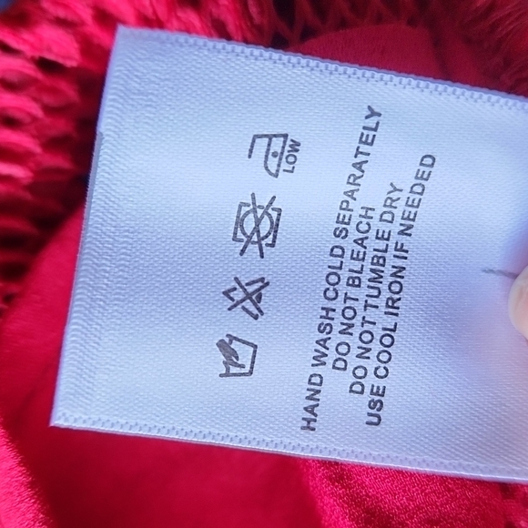 ENDLESS ROSE Off-Shoulder Sheath Dress Red sz S NEW Women's Cocktail Evening - Picture 9 of 9